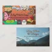 Liley Foto's en Design Visitekaartjes (Voorkant / Achterkant)