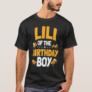 Lili Bro the Birthday Boy Construction Worker B T-shirt