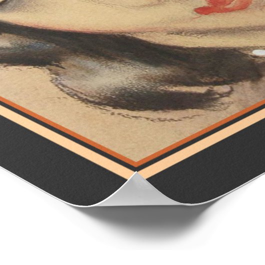 "Lili Elbe" Art Déco Imprimer par Gerda Wegener (Coin)