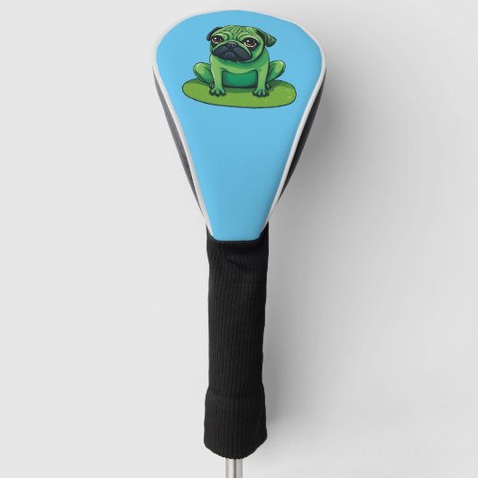 Lili Pug Golfheadcover (Voorkant)