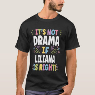 LILIANA Gepersonaliseerd Damescadeau Aangepast LIL T-shirt