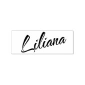 Liliana naam cursief decoratief script lettertype rubberstempel (Afrduk)