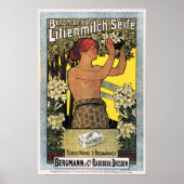 LILIENMILCH SEIFE Melkzeep en Adverteren Poster (Voorkant)
