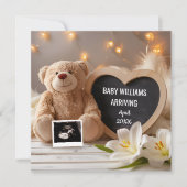 Lilies Baby Faire-part Médias sociaux (Devant)