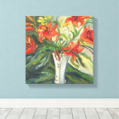 Lilies Canvas Afdruk (Insitu (Houten vloer))