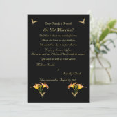 Lilies en Butterflies Elopement 2 Aankondiging (Staand voorkant)