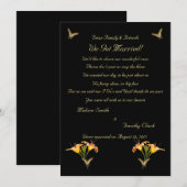 Lilies en Butterflies Elopement 2 Aankondiging (Voorkant / Achterkant)