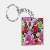 Lilies en rozen sleutelhanger (Voorkant Links)
