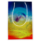 Lilies hart, abstract surrealistisch kunstwerk medium cadeauzakje (Voorkant)