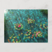 Lilies op het Briefkaart water (Voorkant)