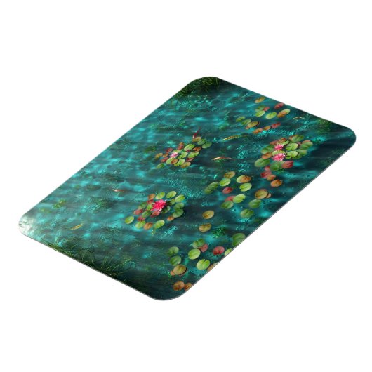Lilies op het Flexibele Magnet Water Magneet (Linkerzijde)