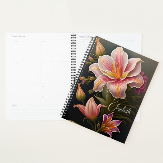 Lilies Planner (Devant avec enveloppe)