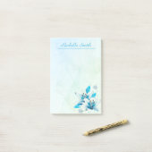 Lilies Post-it® Notes (Op bureau)