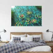 Lilies sur la toile d'eau Imprimer (Insitu(Chambre))
