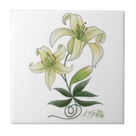 Lilies Tegeltje