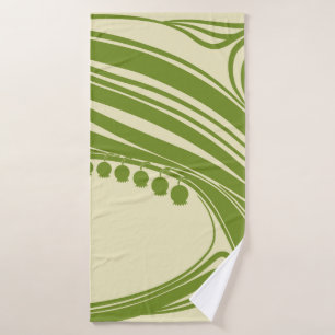 Lilies van de vallei. Floral lijst. Mooie vint Badhanddoek