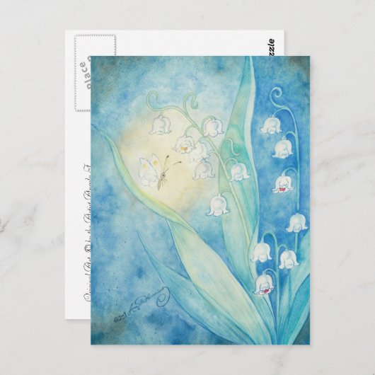 Lilies van de vallei Kunstkaarten Briefkaart (Voorkant / Achterkant)