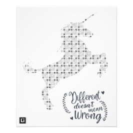 Lil'Inspirations #23 - Different does not mean... Foto Afdruk