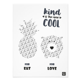 Lil'Inspirations #24 - Kind is the new cool Foto Afdruk