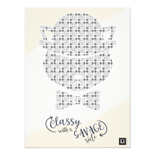 Lil'Inspirations #33 - Classy with a savage side Foto Afdruk (Voorkant)