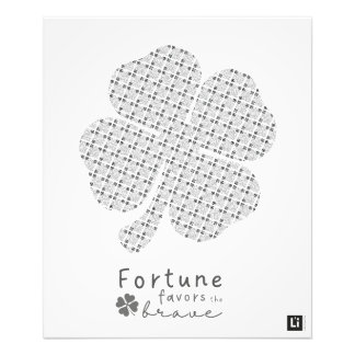 Lil'Inspirations #6 - Fortune favors the brave Foto Afdruk