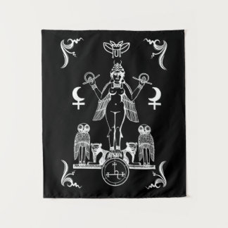 Lilith Altar Tapestry Wandkleed