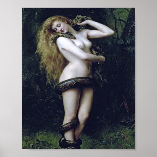 Lilith by John Collier 1887 Poster (Voorkant)