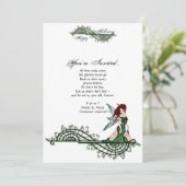 Lilith Fairy Gotische Halloween Party Uitnodiging (Staand voorkant)