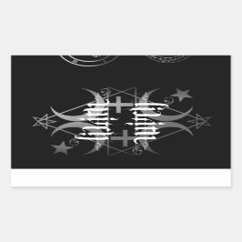 Lilith heks zwart-wit sticker