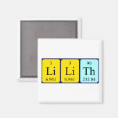 Lilith periodieke table name magnet magneet (Voorkant / Achterkant)