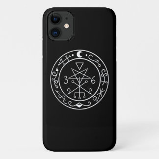 Lilith sigil. Donkere maan Goddess zeehond iPhone 11 Hoesje