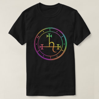 Lilith sigil. T-shirt de déesse de lune noire