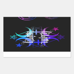 Lilith Witch kleur sticker