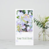 Lilium "Casa Blanca" [Flat Guide-kaart] Aankondiging (Staand voorkant)