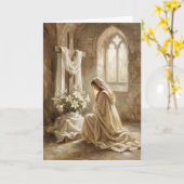 Liliums de son amour Carte de Pâques (Fleur jaune)