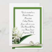 Liliy of the Valley Invitation (Devant / Derrière)