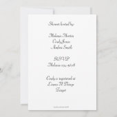 Liliy of the Valley Invitation Kaart (Achterkant)