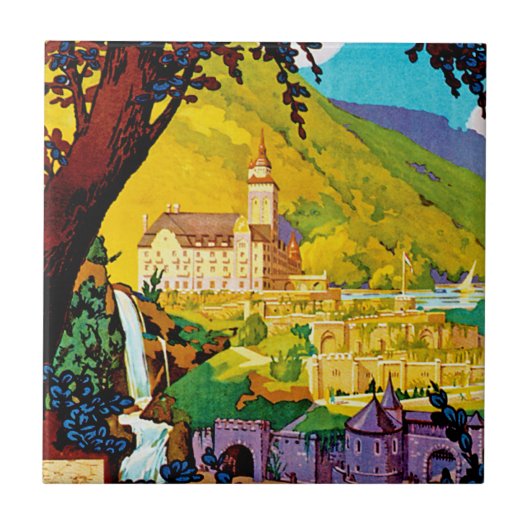 Lillafured Hongarije Tegeltje (Voorkant)