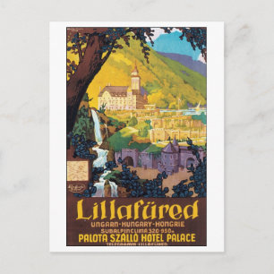 Lillafured Hungarian Travel Poster Briefkaart