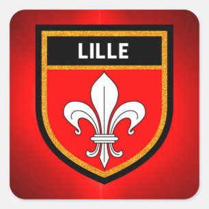 Lille Flag Vierkante Sticker