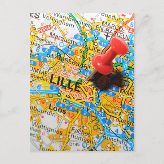 Lille, Frankrijk Briefkaart (Voorkant)