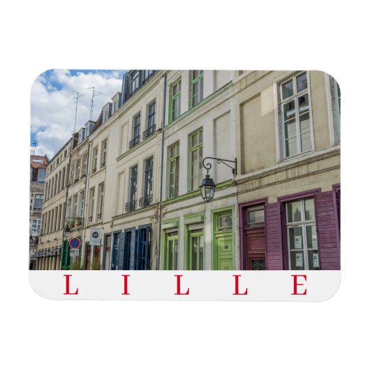 Lille Old Town fridge magnet Magneet (Horizontaal)