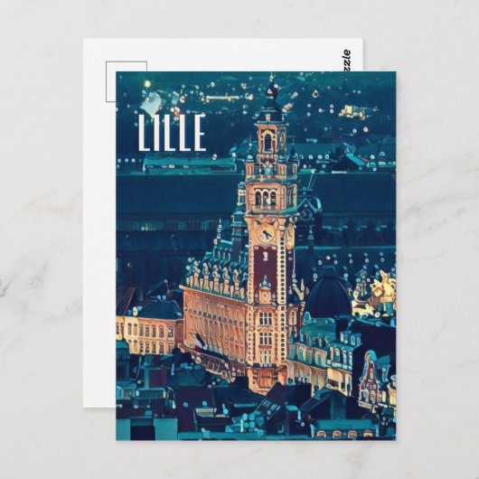 Lille Photo Vintage Briefkaart (Voorkant / Achterkant)