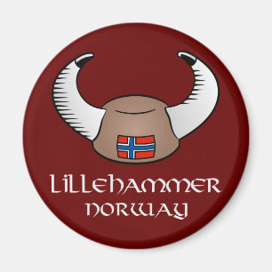 Lillehammer Norway Viking Pet Magneet