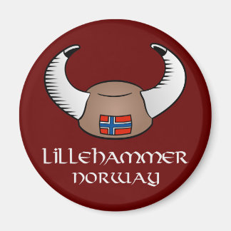Lillehammer Norway Viking Pet Magneet