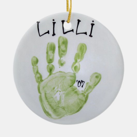 Lilli Hand Keramisch Ornament (Voorkant)