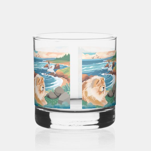 LILLIAN Chow Stemless rotsen glas (Rechts)