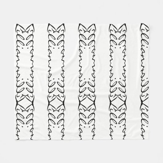 "Lillian" Fleece Blanket (Voorkant (Horizontaal))