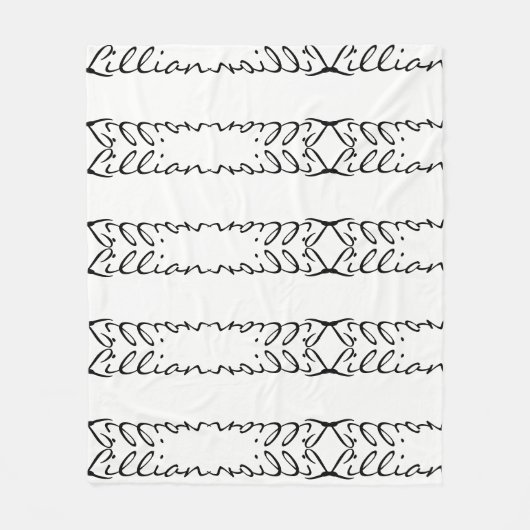 "Lillian" Fleece Blanket Deken (Voorkant)