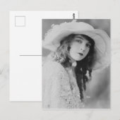 Lillian Gish Briefkaart (Voorkant / Achterkant)
